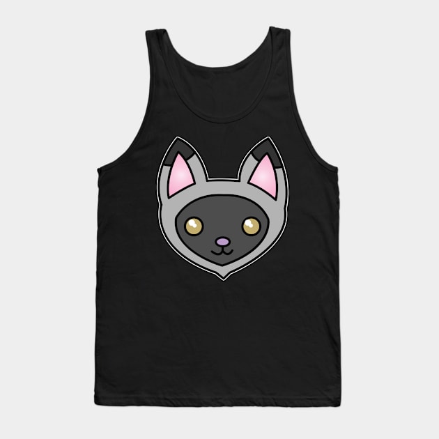 Cat Face 9 - Cat Lover Cats Tank Top by fromherotozero